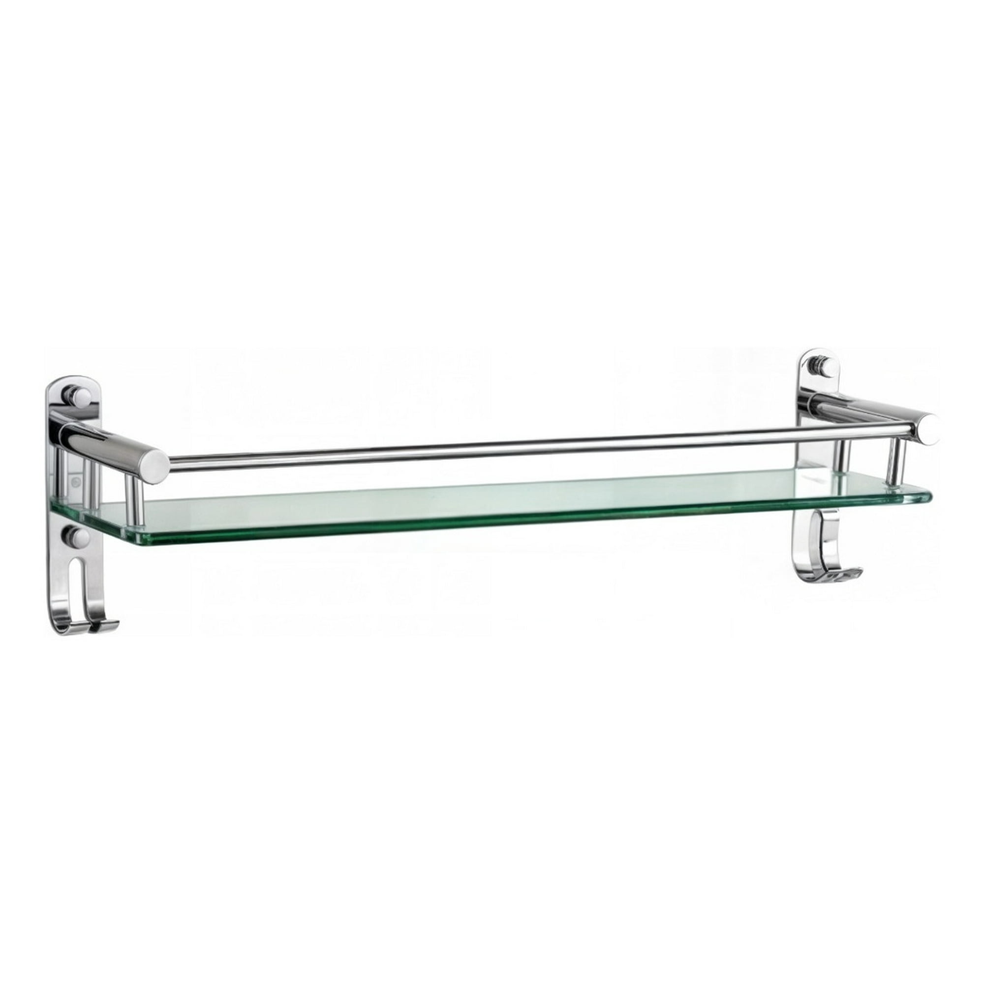 Genérico - Estante Organizador Baño Vidrio Acero Inoxidable 60cm Jhn