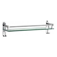 Genérico - Estante Organizador Baño Vidrio Acero Inoxidable 60Cm Jhn