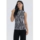 thumbnail image 1 of Polera Mujer Elasticada Blanco / Negro, 1 of 4
