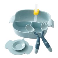 Genérico - Set Alimentacion Bebe Utensilios Comida Envases Rondon