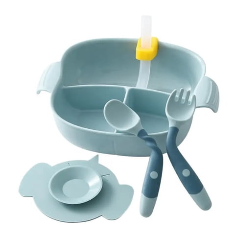 Genérico - Set Alimentacion Bebe Utensilios Comida Envases Rondon