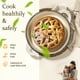 thumbnail image 2 of Libro de cocina Dutch Oven Overmont de hierro fundido esmaltado de 7 litros con tapa, blanco, 2 of 8