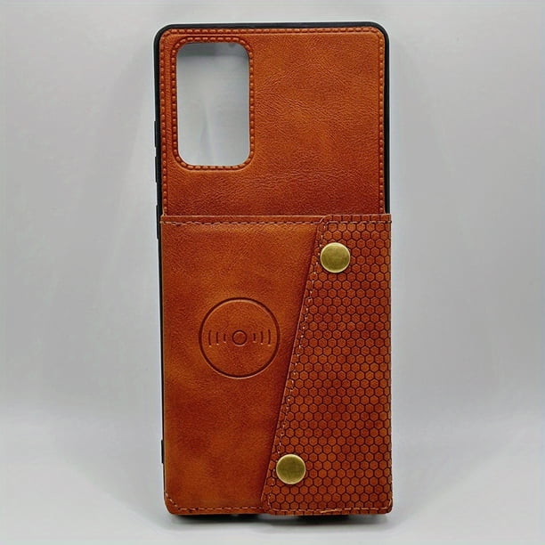 Samsung Note9/10+, Note20 Ultra, & Card Holder Leather Case: Anti-Fall Bracket Wallet Protective Cover for Your Phone!