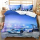 thumbnail image 1 of Race Car Extreme Sports Cool Car Sports Bedding Set Boys Girls Twin Queen Size Duvet Cover Pillowcase Bed Kids Adult, 1 of 5