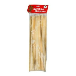 Genérico - Palitos De Brocheta Color Natural 25 Cm X50 Unidades