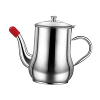 Magideal - Olla De Aceite De Acero Inoxidable, Olla De Almacenamiento, Resistente, Mango De Fácil Agarre, Gran Capacidad, Contenedor De Aceite Multiusos, Contene 800 Ml