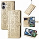 thumbnail image 3 of Funda Cartera FOXDOCK para iPhone 17 , Flip PU con Relieve de Gatos y Perros, Tarjetero y Soporte, 3 of 6