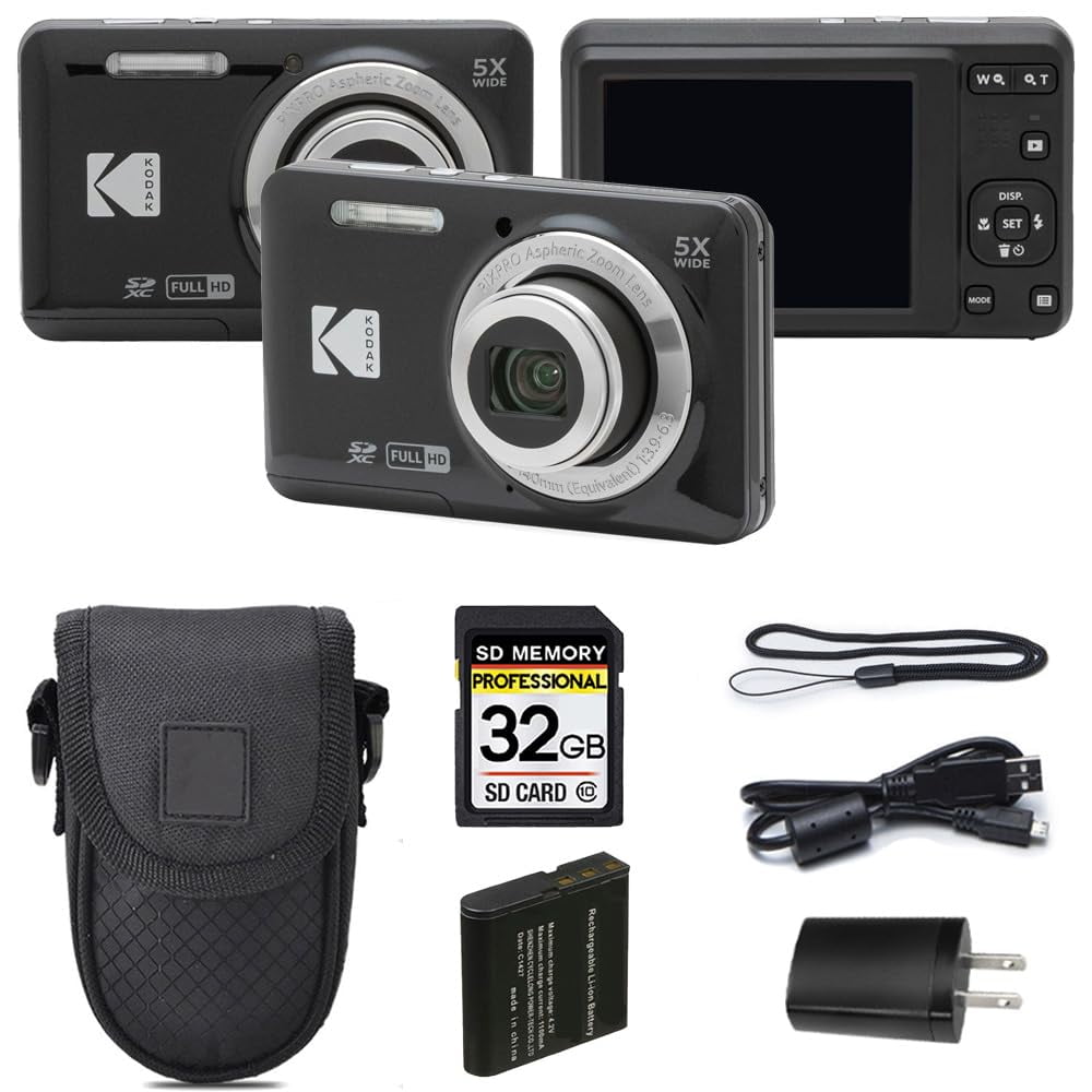 Kodak Professional - Cámara Kodak Pixpro Fz55 De 16 Mp Con Zoom 5x Y Full Hd 1080p
