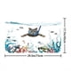 thumbnail image 1 of 1pc Cute Diving Cat Pattern Waterproof Shower Curtain with Non-Slip Mat and Toilet Cover - U Shaped Toilet Mat and Bathroom Accessories for Home Decor, 1 of 4