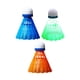 thumbnail image 1 of 3x de bádminton LED que brillan en la oscuridad Birdie Balls Light Up Birdies para deportes al aire libre en interiores, actividades, patio, , Azul Rojo Verde, 1 of 5