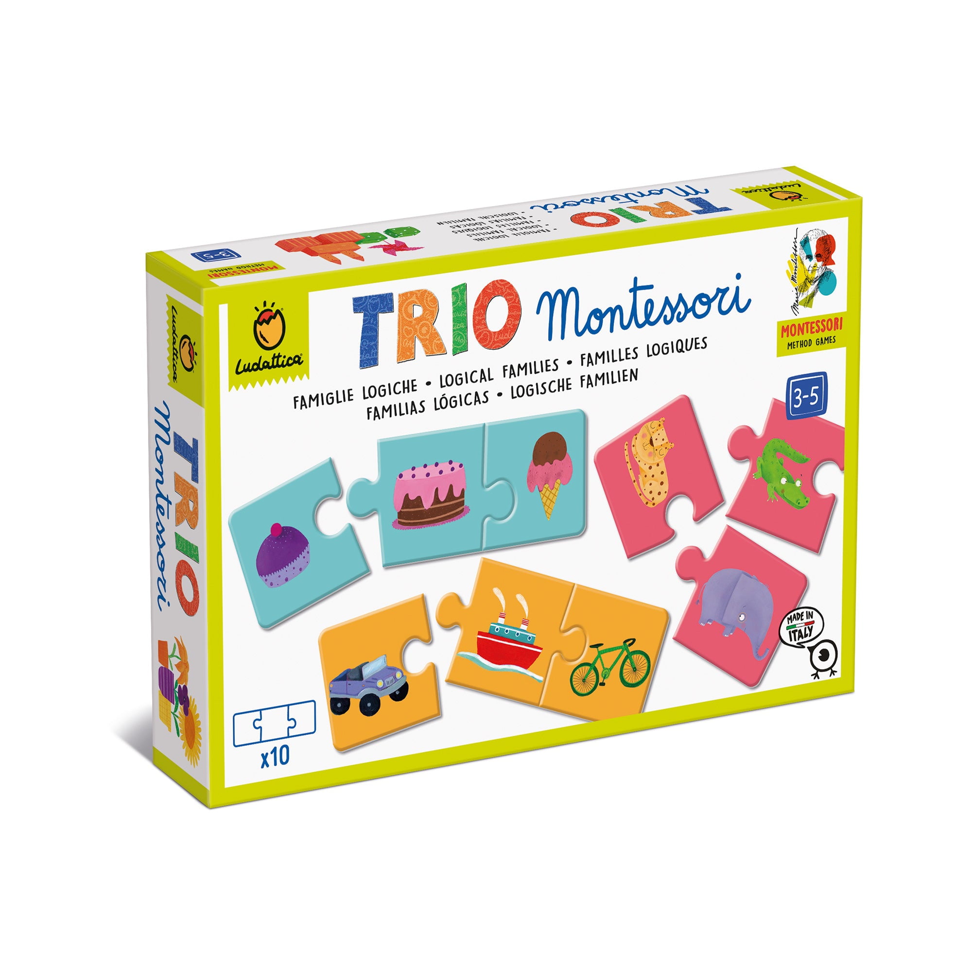 Trio Montessori Familias Lógicas Ludattica