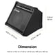 thumbnail image 4 of Amplificador de Bateria y teclado Donner DDA-35, 4 of 4