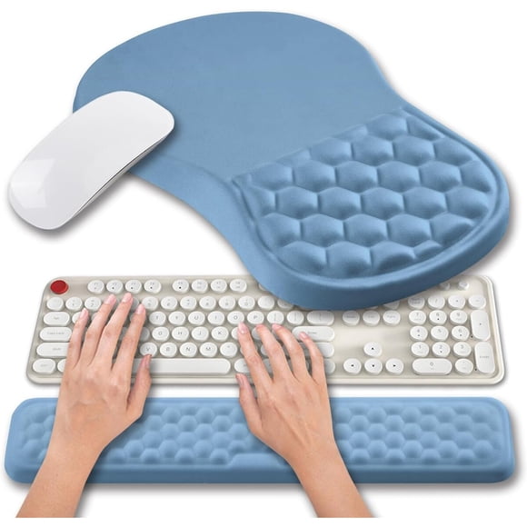 Alfombrilla Mouse Ergonómica Hokafenle Gel Soporte Muñeca