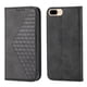 thumbnail image 4 of Funda Flip FOXDOCK para iPhone 7/8 , Estilo Billetera con Diseño Rombo, Correa de Mano y Soporte, Uso Diario, 4 of 5
