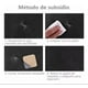 thumbnail image 2 of Parche Adhesivo 30x20cm Reparación Cuero Cuerina Trabajos Negro, 2 of 3