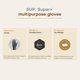 thumbnail image 2 of Supmedic SUPER Black Nitrile Gloves Heavy Duty 6 Mil Dispos, 2 of 3