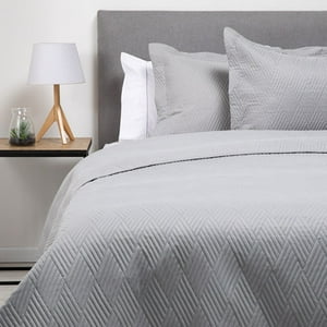Zahr - Cubrecama Ultrasonic Color Gris King
