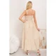thumbnail image 3 of Maxi Vestido Mujer Largo Liso Tirantes Ajustables Eventos Fiesta 3361, 3 of 3