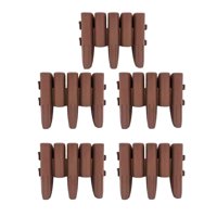 Magideal - 5 Piezas Borde De Borde De Jardín Cercado De Jardín Borde De Paisaje Decorativo Borde De Cerca Duradero Borde De Cerca Para Jardín Paisajismo Patio