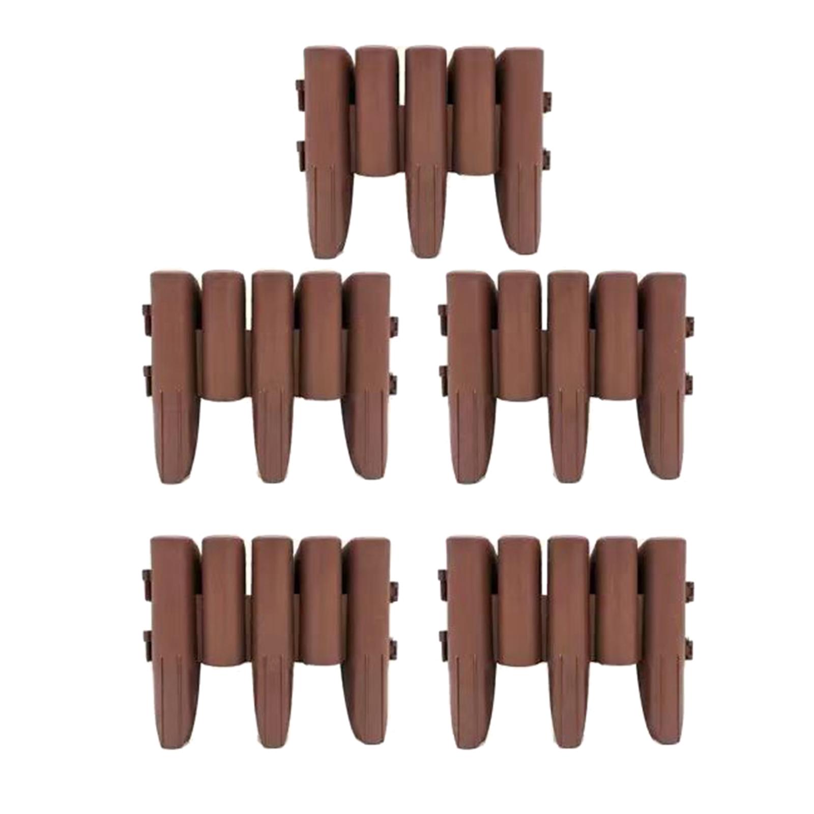 Magideal - 5 Piezas Borde De Borde De Jardín Cercado De Jardín Borde De Paisaje Decorativo Borde De Cerca Duradero Borde De Cerca Para Jardín Paisajismo Patio