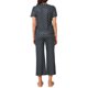 thumbnail image 3 of INSPIRE CHIC Conjunto de Pijama de Mujer Acanalado de Manga Corta Modal con Puños Volantes y Pantalones de Descanso Suaves 2XL Punto, 3 of 6