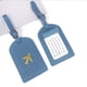 thumbnail image 5 of Etiquetas de cuero para equipaje (paquete de 4), etiquetas para bolsas de viaje, etiquetas para maletas, etiquetas de cuero sintético para maletas de mujeres y niños, divertidas y bonitas., 5 of 6