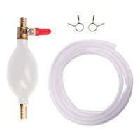 Ioensy - Bomba De Sifón Manual Con Clip De Manguera Bomba De Transferencia De Combustible Para Líquido De Aceite 12 Mm