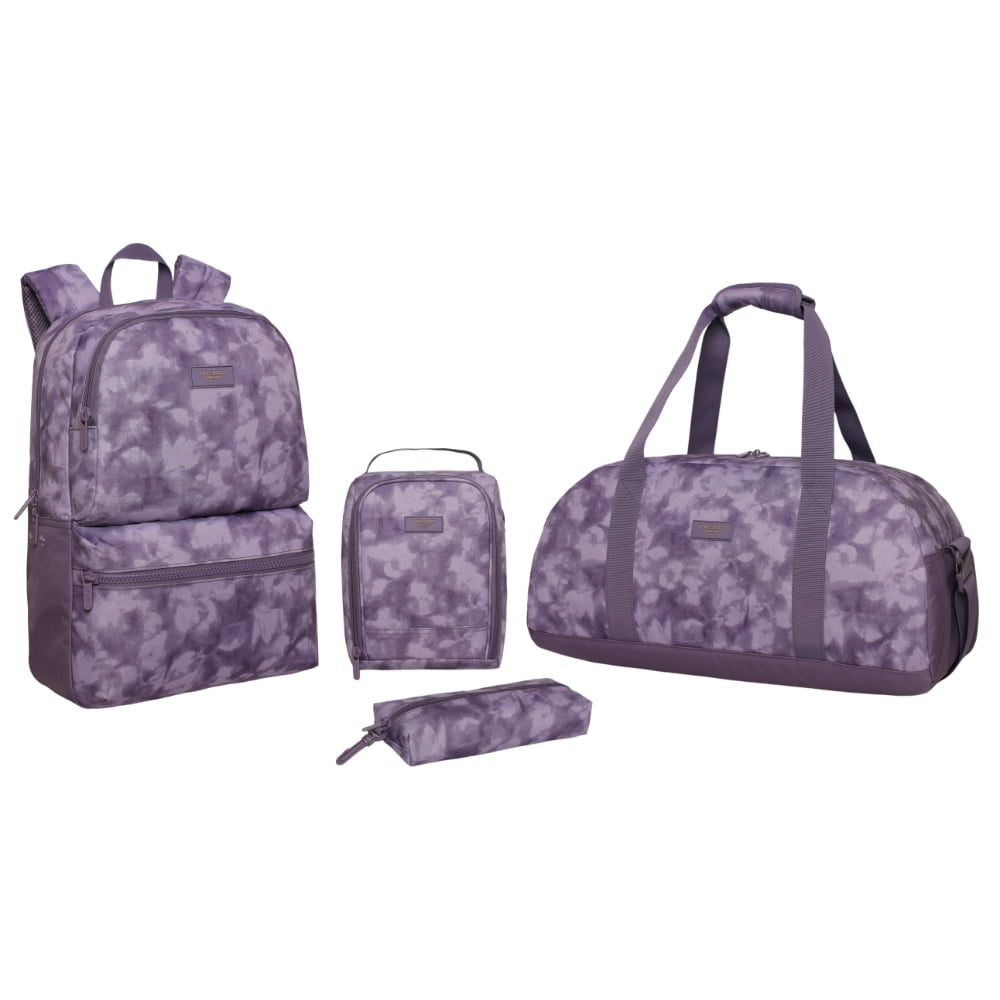 Pack Atomico Escolar Mujer Tie Dye Lila Head