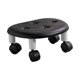 thumbnail image 4 of Taburete Con Asiento De Rodillo Bajo, Taburete Portátil Resistente Para Zapatos, Biblioteca, Cocina, Garaje, Negro, 4 of 5