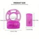 thumbnail image 3 of 1/2/3/4pcs Soft TPE Vibrating Cock Ring, Delay Ejaculation Penis Ring, Vibration Butterfly Shape Vibrator Sex Toy For Men Pleasure, 3 of 4