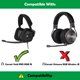 thumbnail image 2 of Almohadillas de gel de reemplazo ACCOUTA para Corsair Void PRO RGB SE Wireless, 2 of 6