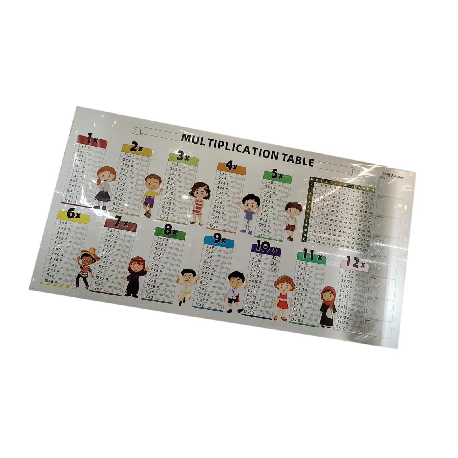 Bothyi - Tabla De Multiplicar Interactiva Con Hojas De Borrado Para Niños Maestros