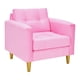 thumbnail image 2 of Sofa Retro 1c Felpa 01 Rosado, 2 of 6