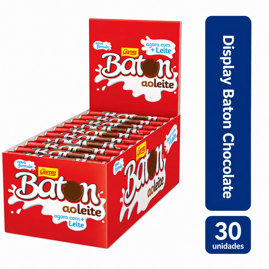 Display Chocolate Baton Leche 30u