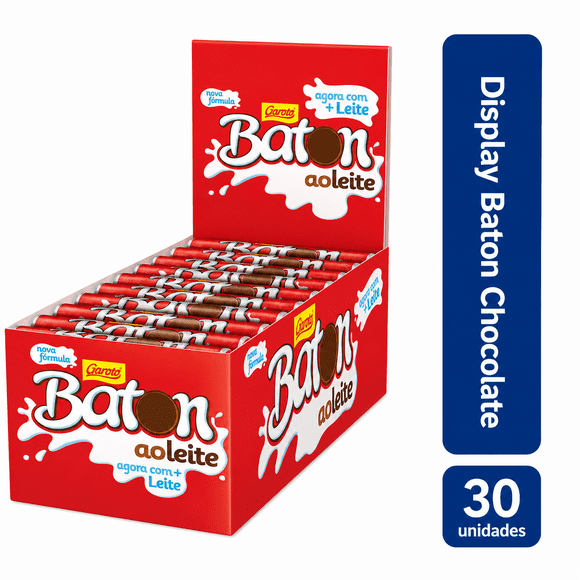 Display Chocolate Baton Leche 30u