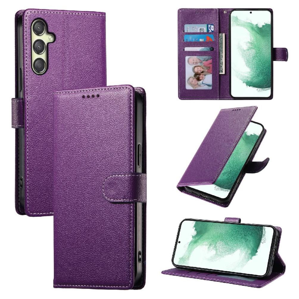 Funda Para Foxdock Samsung Galaxy A25 5g– Cuero Premium, 3 Ranuras Para Tarjetas, Protección Contra Impactos