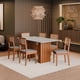 thumbnail image 2 of Juego de comedor 6 Sillas Mesa 160x90 cm Blanco - Santiago, 2 of 6