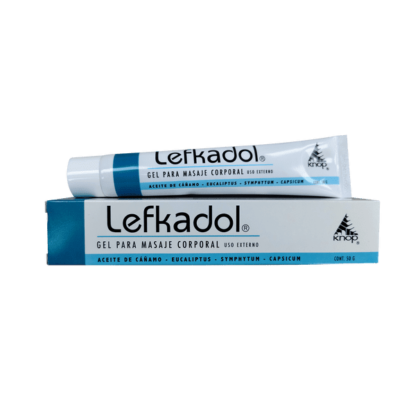 Gel Corporal Masaje con Aceite de Cañamo 50 g - Lefkadol