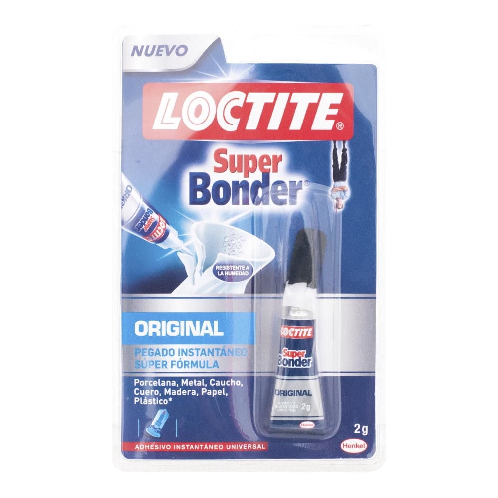 Loctite - Super Bonder Adhesivo Original 2 G