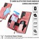 thumbnail image 4 of Funda Tipo Cartera con Correa Cruzada para Samsung Galaxy S22 Ultra Protección Contra Golpes Rosa, 4 of 5