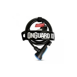 Candado Onguard Espiral Llave 180X8Mm | Azul