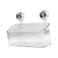 Bothyi - Carrito De Ducha Ventosa Baño Sin Necesidad De Perforación Cuartos De Ducha Estante De Ducha L Blanco