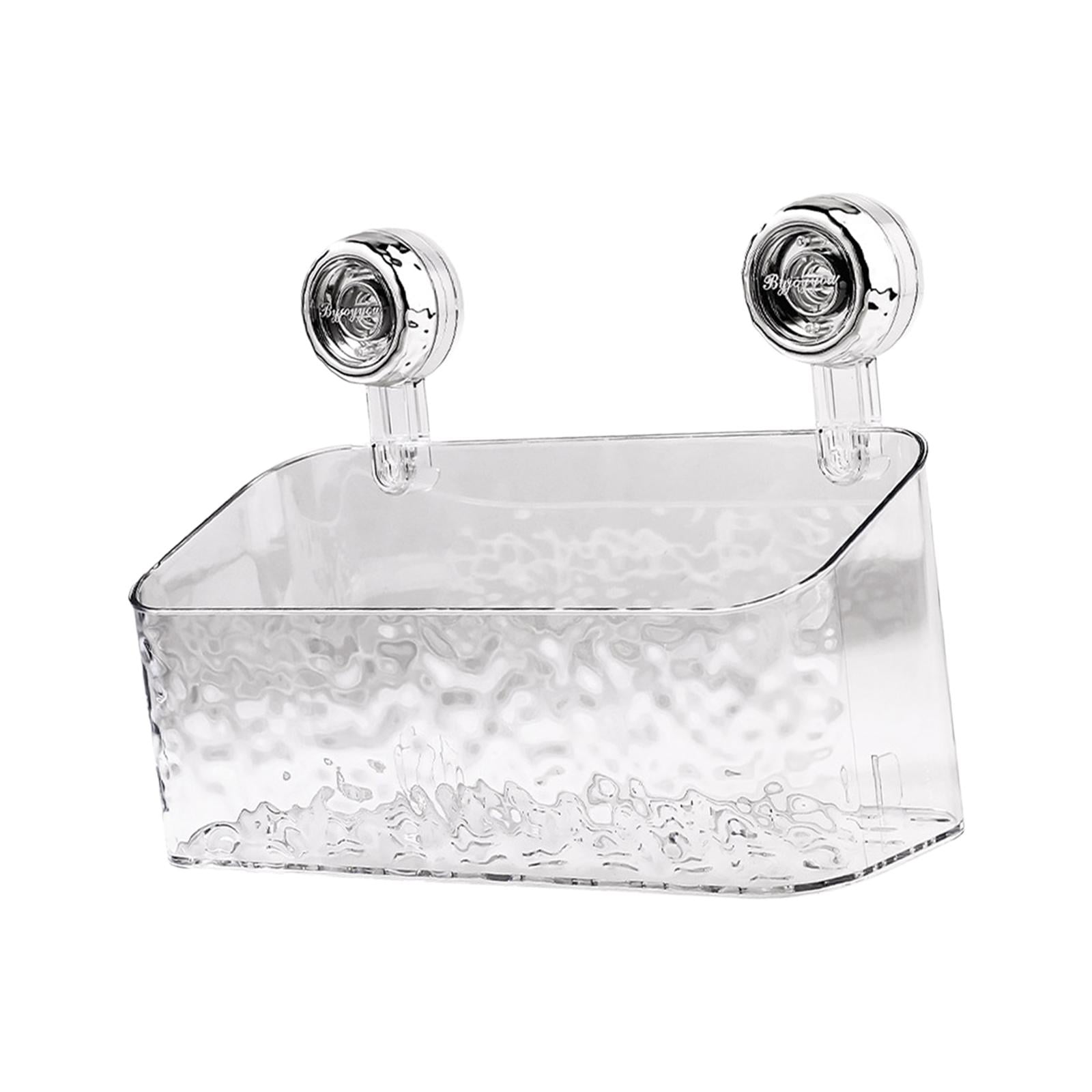 Bothyi - Carrito De Ducha Ventosa Baño Sin Necesidad De Perforación Cuartos De Ducha Estante De Ducha L Blanco