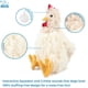 thumbnail image 3 of Juguete masticable interactivo Squeaky Dog Best Pet Supplies, pollo arrugado, 3 of 6