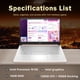 thumbnail image 3 of Portátil HP Stream 14" 16 GB RAM 288 GB SSD Wi‑Fi 6 Windows 11, 3 of 9
