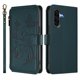 thumbnail image 2 of Funda Cartera Mariposa para [Samsung Galaxy A26] con Soporte y Cremallera Verde oscuro, 2 of 6
