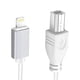 thumbnail image 1 of Cable USB B a Lightning, cable Lightning a MIDI de 1,5 m para iPad/iPhone, compatible con dispositivos iOS, controlador MIDI, instrumento musical electrónico, teclado MIDI e interfaz de grabación., 1 of 7