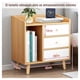 thumbnail image 5 of Mueble Velador 2 Niveles 3 Cajones Mesa De Noche Cafe 62x30x43cm, 5 of 7