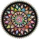 thumbnail image 1 of Bgraamiens Puzzle-Geometric Colorful Mandala-1000 Pieces Cre Bgraamiens Bgraamiens, 1 of 2