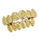 thumbnail image 2 of 18K Hip Hop Dientes Grill Top & Bottom Grill Set Grill Boca Dientes Dorado, 2 of 3